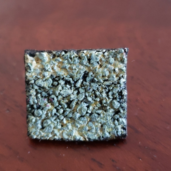 NWOT HANDCRAFTED "TILE"  EARRINGS - Picture 2 of 3